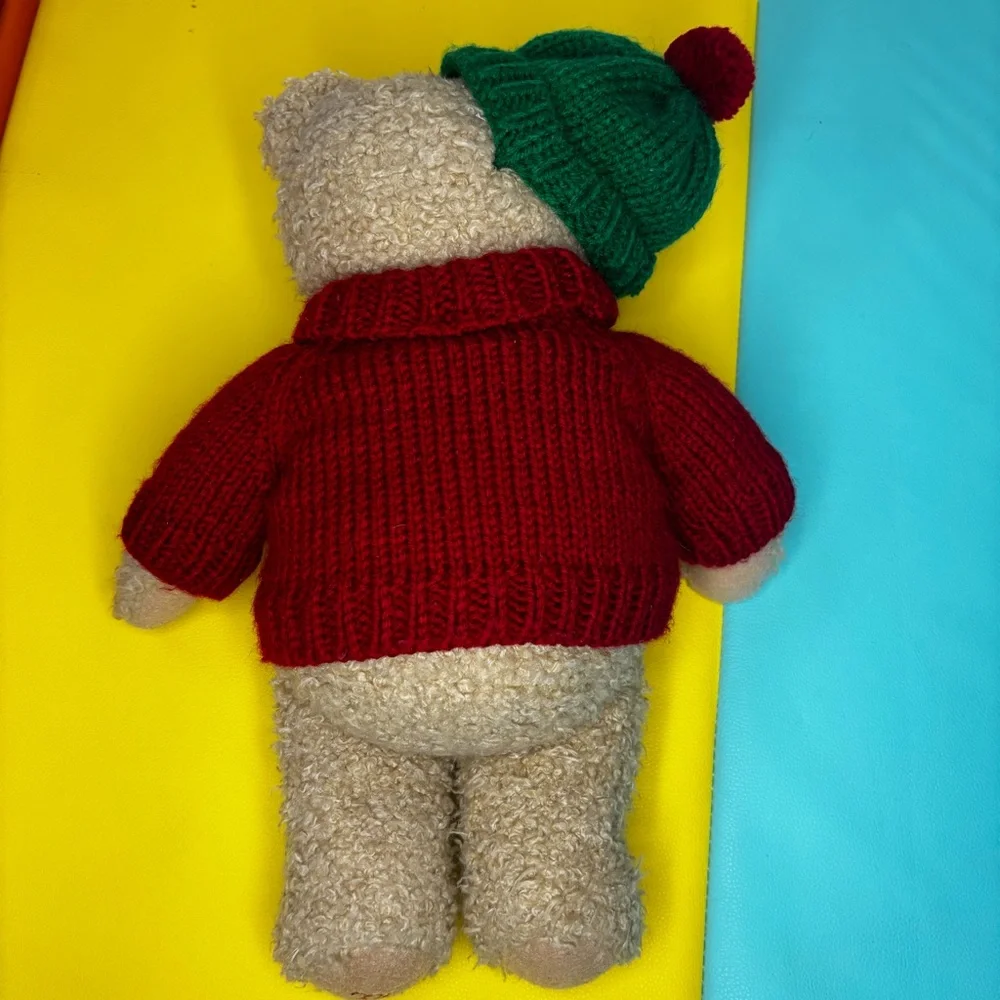 Ralph Lauren Red Sweater Teddy Bear Vintage‎